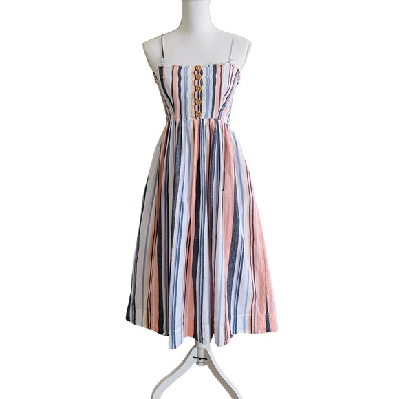 Free People Lilah Strapless Midi Slip Dress Size XSmall - Picture 2 of 9